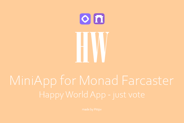Monad Farcaster Happy Vote - Farcaster Mini Apps